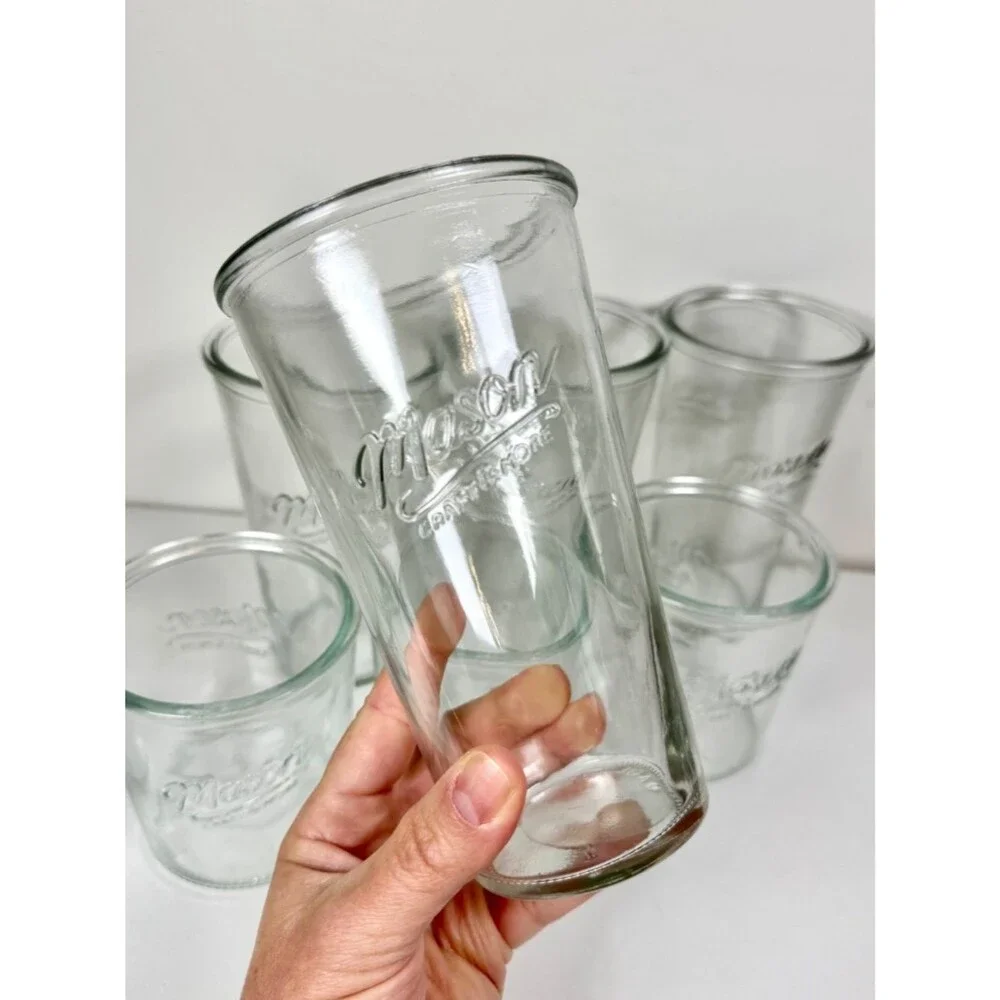 Mason Craft and More 8 Piece Glass Tumbler Set - New in Box! Viral TikTok Fave